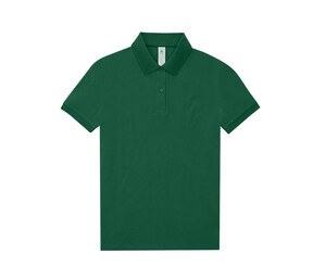 B&C BCW461 - Short-sleeved high density fine piqué polo shirt Ivy Green