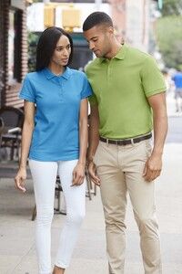 Gildan GN859 - Premium Cotton Ladies Double Piqué Polo